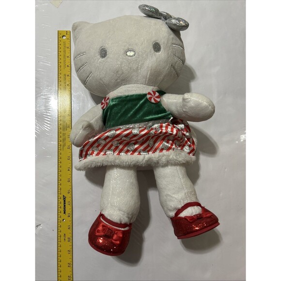 Hello Kitty Red Bow Build-a-Bear Christmas Holiday Plush 25th Celebration Stain - Picture 1 of 14